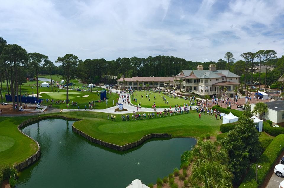 Golfing at Harbour Town Golf Links
