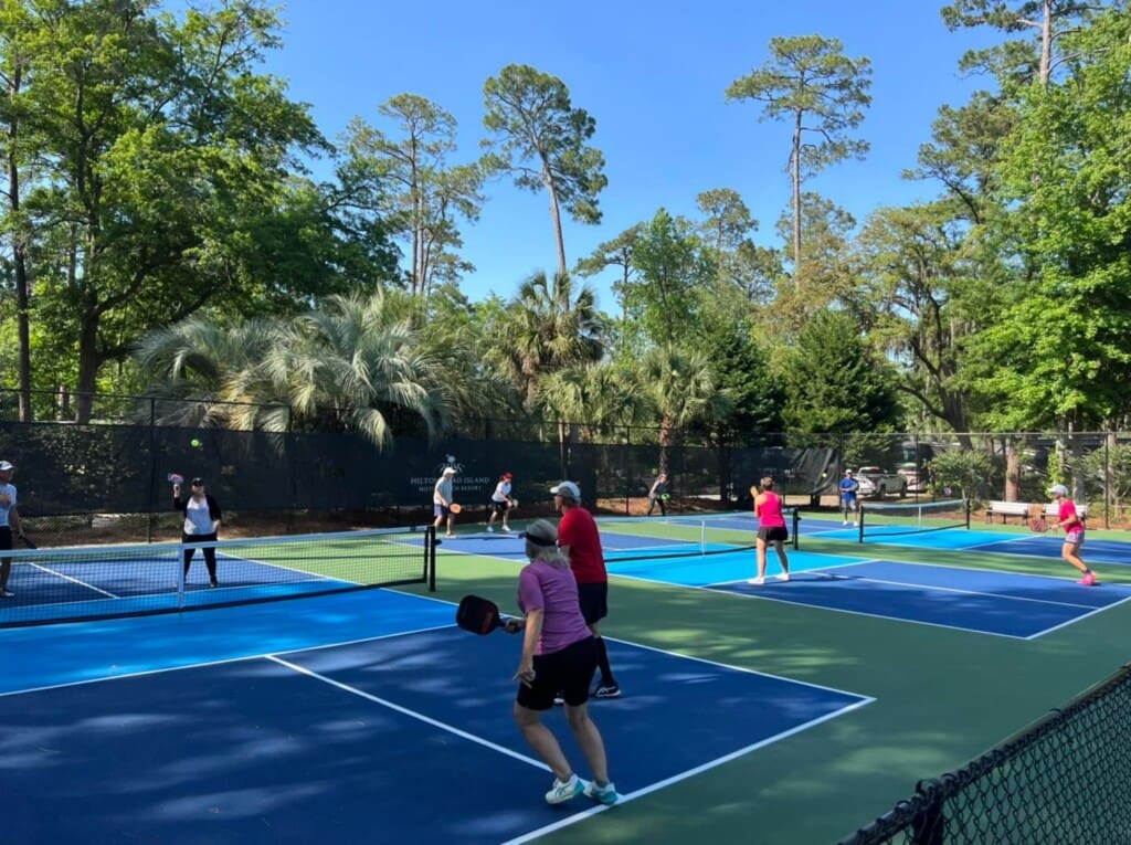 Hilton Head Motorcoach Resort Pickleball Court